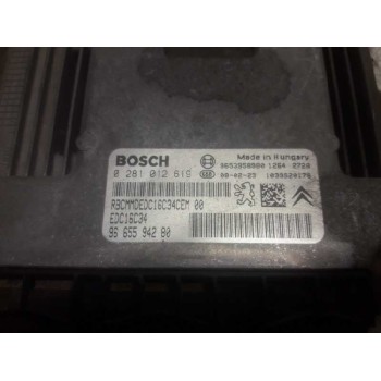 Recambio de centralita motor uce para peugeot partner (s2) combi plus referencia OEM IAM 0281012619 9665594280 9653958980