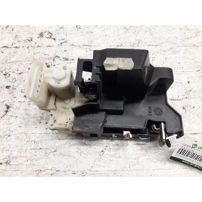 Recambio de cerradura puerta delantera izquierda para fiat doblo (119) 1.9 d active (05.2004) referencia OEM IAM   6 PINS - Blanco