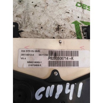 Recambio de cuadro instrumentos para renault mascott fg 120. 35/55/65 cabina individual referencia OEM IAM P8200506714  