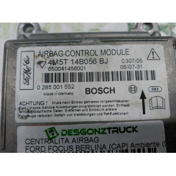Recambio de centralita airbag para ford focus berlina (cap) ambiente (d) referencia OEM IAM 4M5T14B056BJ  