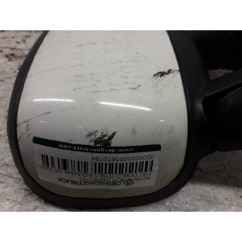 Recambio de retrovisor derecho para fiat doblo (119) 1.9 d active (05.2004) referencia OEM IAM - Blanco 4