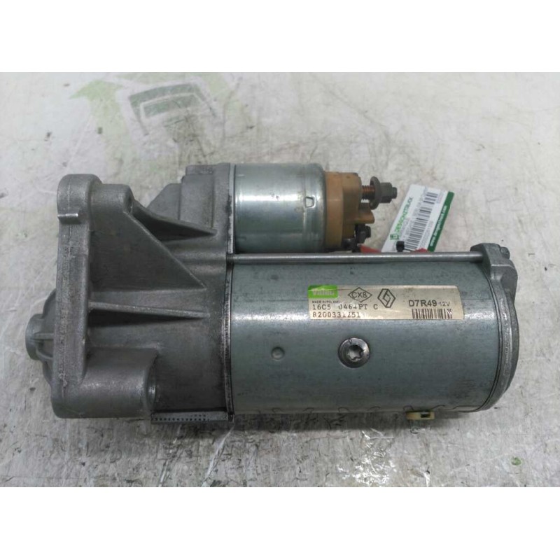 Recambio de motor arranque para renault megane ii berlina 5p confort authentique referencia OEM IAM  D7R49 VALEO 11 DIENTES - Negro