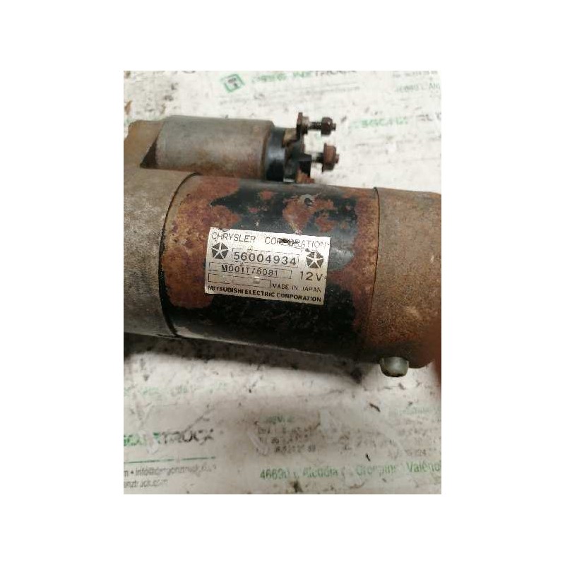Recambio de motor arranque para chrysler jeep gr.cherokee (zj)/(z) 5.2 ltd. (zj) referencia OEM IAM 56004934 M001T76081 10 DIENT - Negro 3