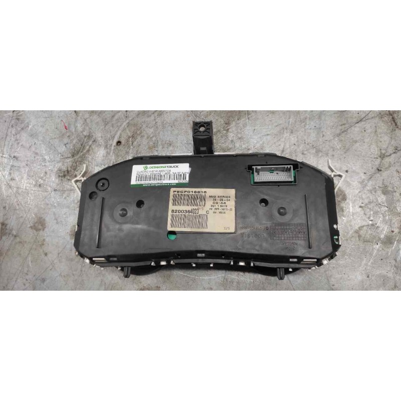 Recambio de cuadro instrumentos para renault megane ii berlina 5p authentique referencia OEM IAM 8200364023C - Azul 2
