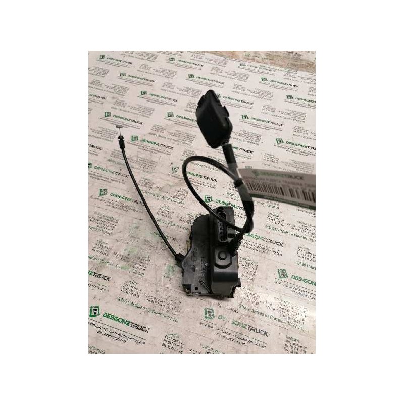 Recambio de cerradura puerta trasera derecha para renault megane ii berlina 5p authentique referencia OEM IAM   6 PINS - Negro 2