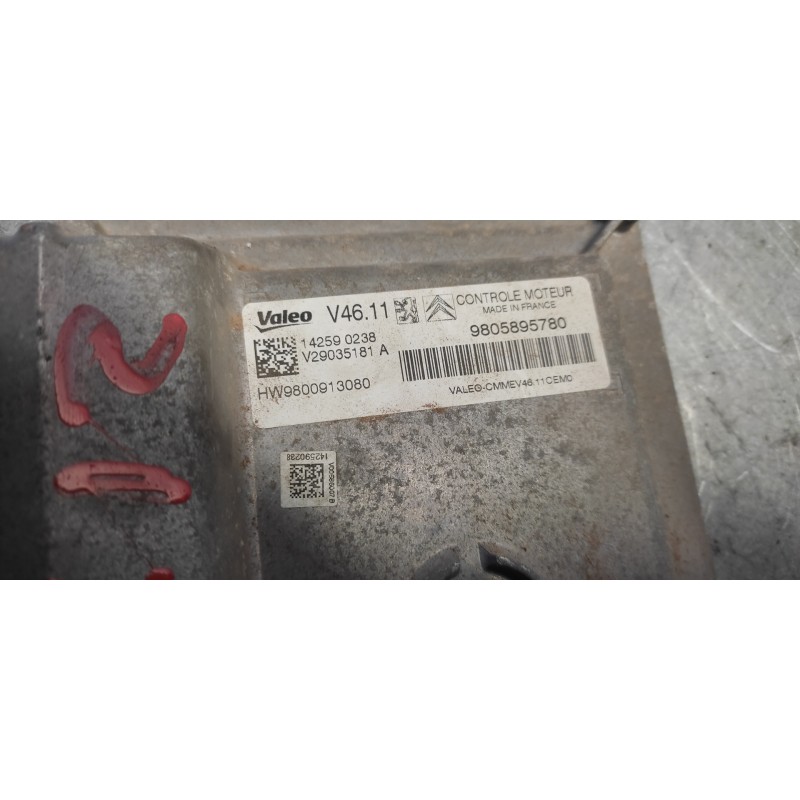 Recambio de centralita motor uce para citroën c3 attraction referencia OEM IAM 9805895780 9800913080 - Negro 2