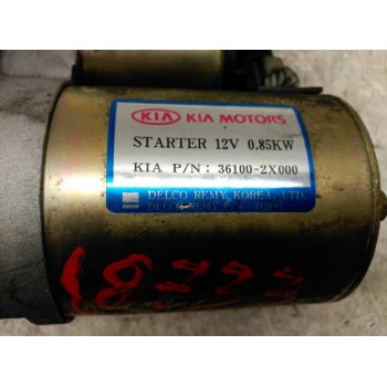 Recambio de motor arranque para kia shuma ii 1.6 ls berlina portón referencia OEM IAM 361002X000  