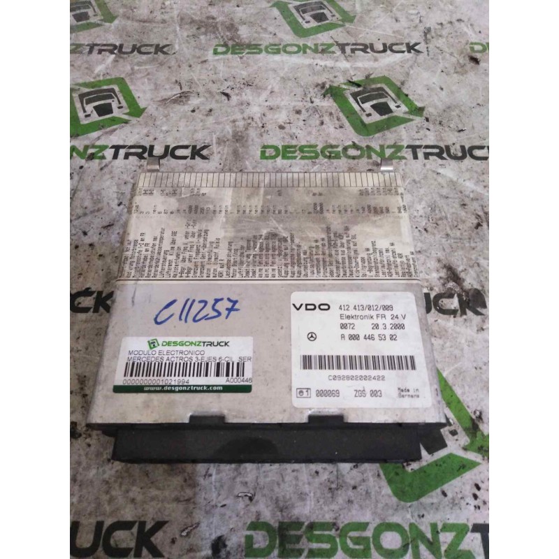 Recambio de modulo electronico para mercedes-benz actros 3-ejes 6-cil. serie/bm 2540 (6x2/4) om 501 la l (largo) referencia OEM - Azul