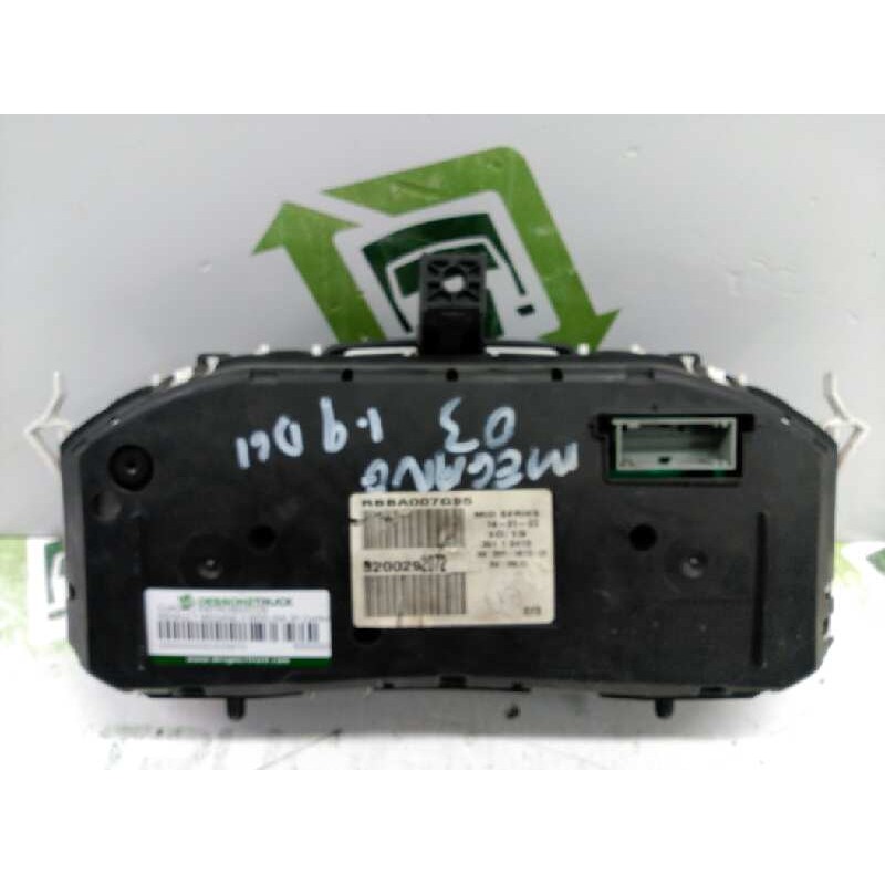 Recambio de cuadro instrumentos para renault megane ii berlina 3p confort authentique referencia OEM IAM 8200292072 2