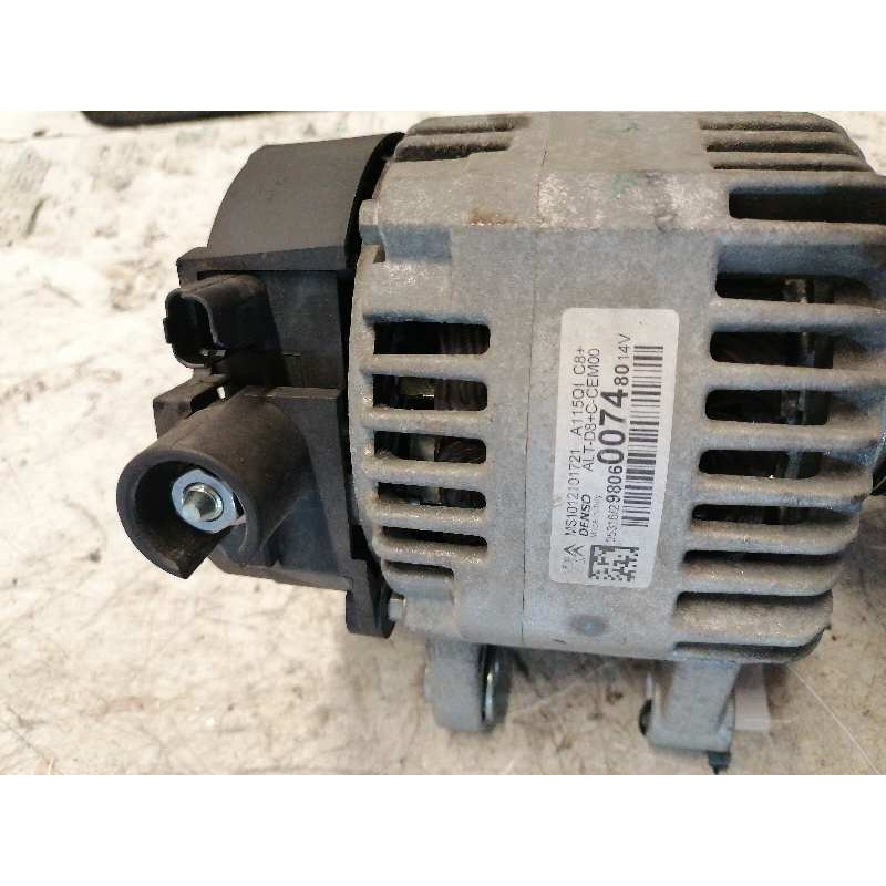 Recambio de alternador para peugeot 208 style referencia OEM IAM 9806007480 MS1012101721 DENSO 3