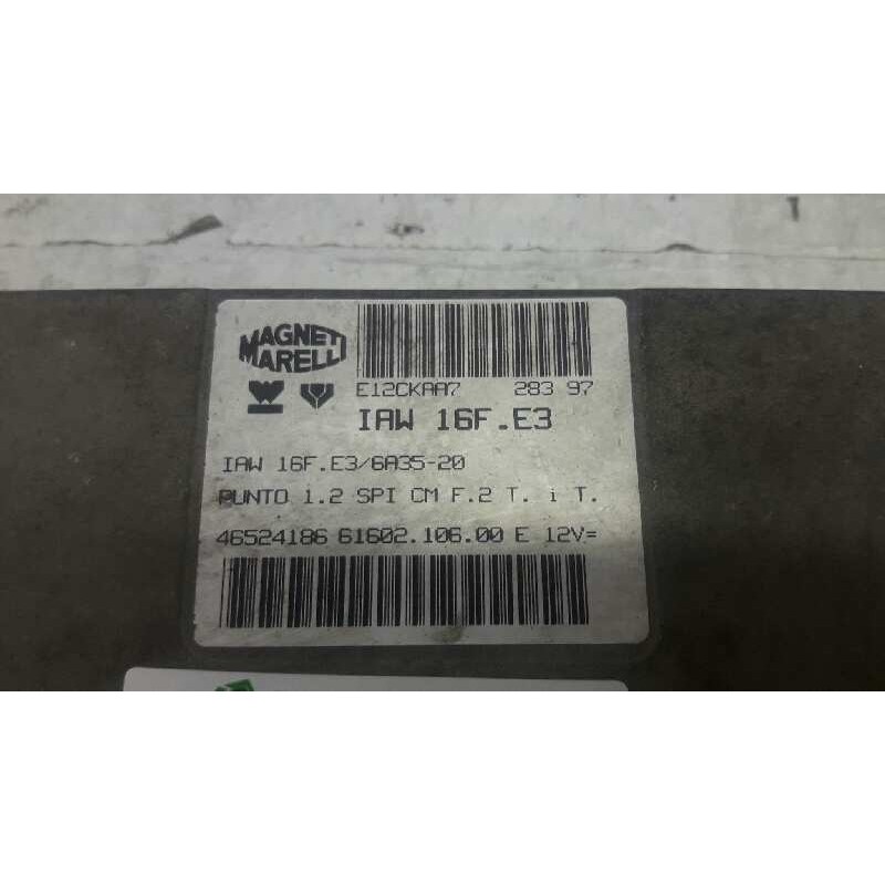Recambio de centralita motor uce para fiat punto berlina (176) 60 cult referencia OEM IAM 46524186 61+0210600 - Azul 2