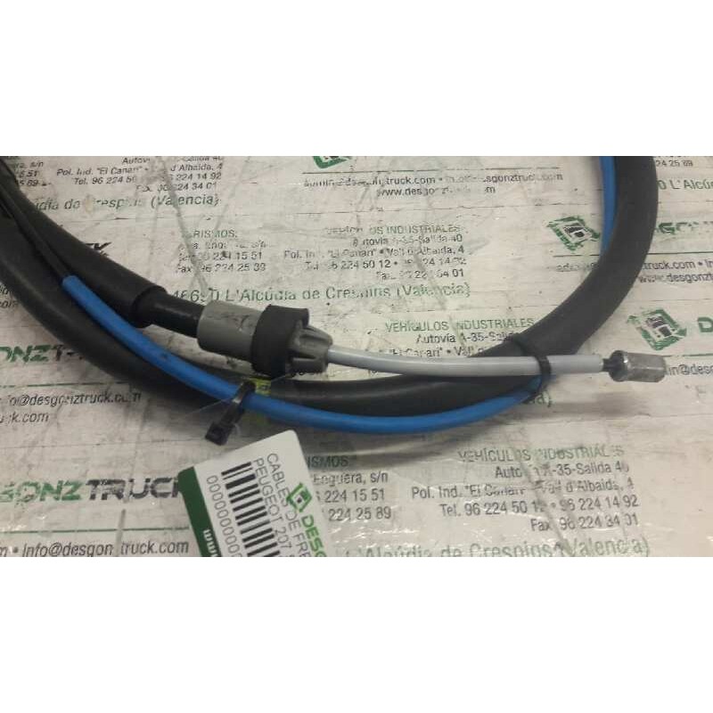 Recambio de cables de freno mano para peugeot 207 sw confort referencia OEM IAM  IZQUIERDO - Blanco 2