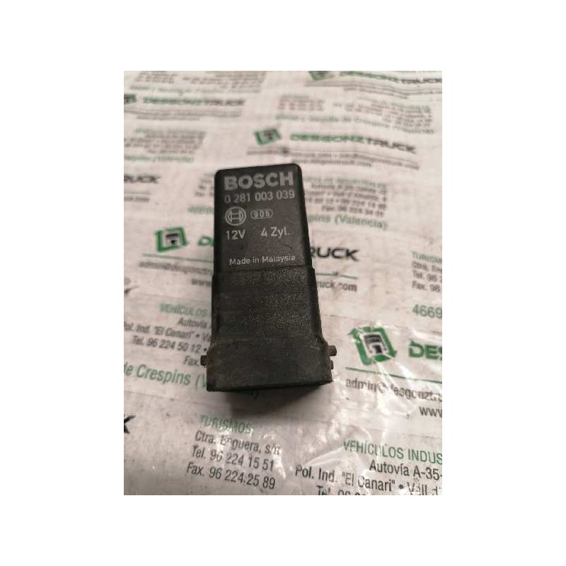 Recambio de caja precalentamiento para iveco daily config. paquetería cabina simple 35s... batalla 3750 referencia OEM IAM 02810 - Blanco