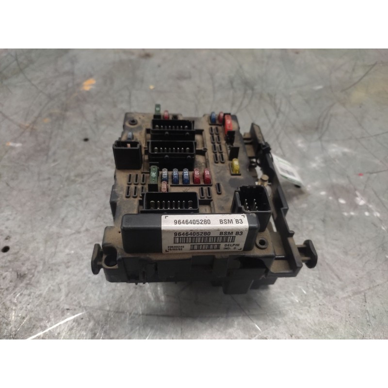 Recambio de caja reles / fusibles para peugeot 307 break / sw (s1) sw pack referencia OEM IAM 9646425280  BSM - Azul 3