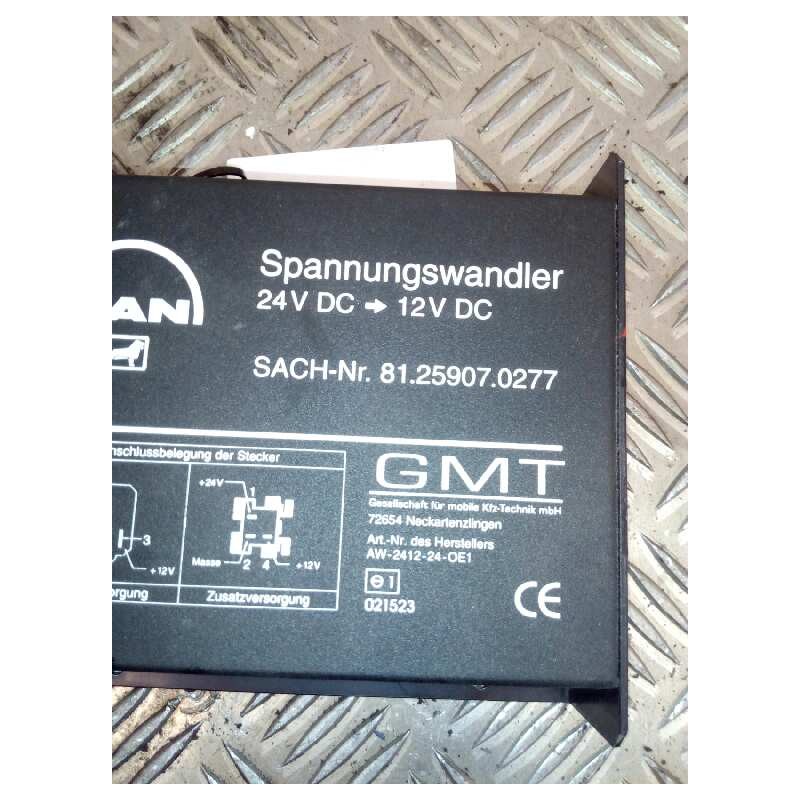 Recambio de modulo electronico para man tg - a 18.460 fg / bb (e3/e4) l referencia OEM IAM 81259070277 CONVERTIDOR 24V-12V - Blanco 2
