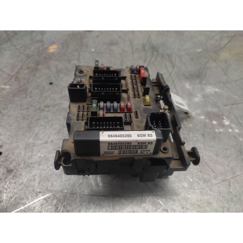 Recambio de caja reles / fusibles para peugeot 307 break / sw (s1) sw pack referencia OEM IAM 9646425280  BSM - Azul 4