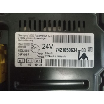 Recambio de cuadro instrumentos para renault magnum ab 2005 12.8 diesel referencia OEM IAM 7421050634  7422185292