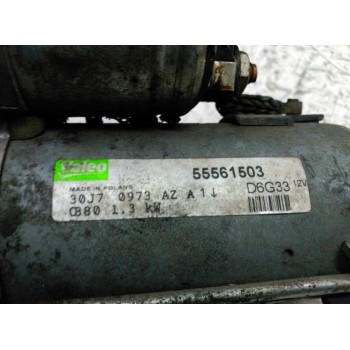 Recambio de motor arranque para opel combo (corsa c) familiar referencia OEM IAM 55561503 9 DIENTES 