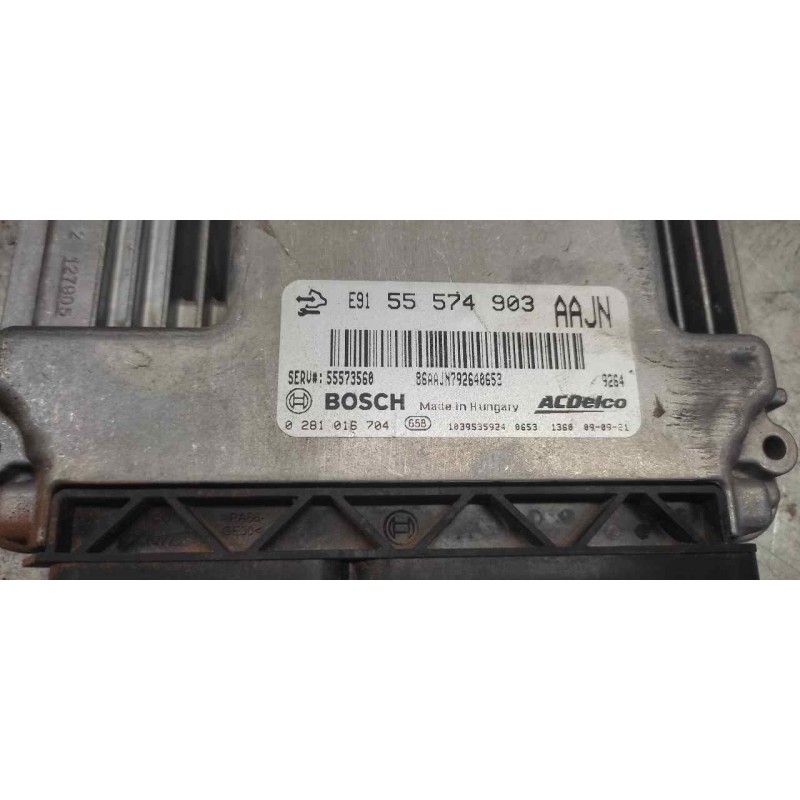 Recambio de centralita motor uce para opel insignia berlina cosmo referencia OEM IAM 0281016704 55574903 1039S35924 - Gris 2