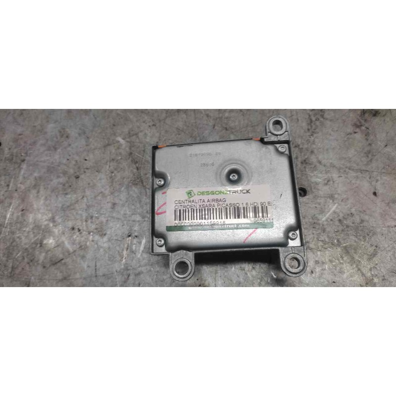 Recambio de centralita airbag para citroën xsara picasso 1.6 hdi 90 exclusive referencia OEM IAM 9659111980 602327400 - Negro 3