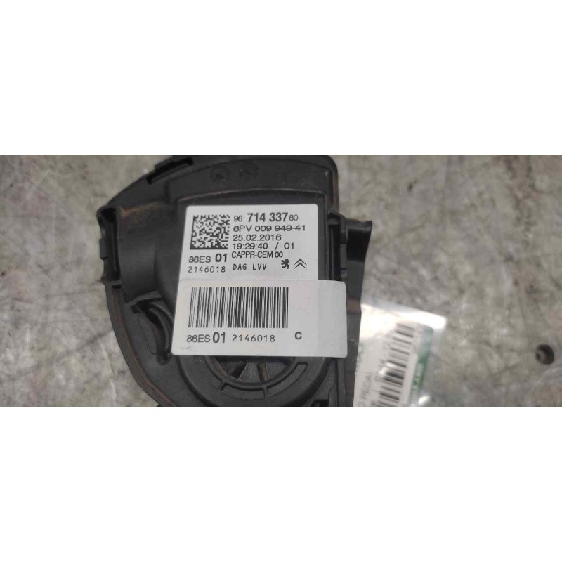 Recambio de potenciometro pedal para peugeot 208 style referencia OEM IAM 9671433780 6PV00994941 6 PINS 4