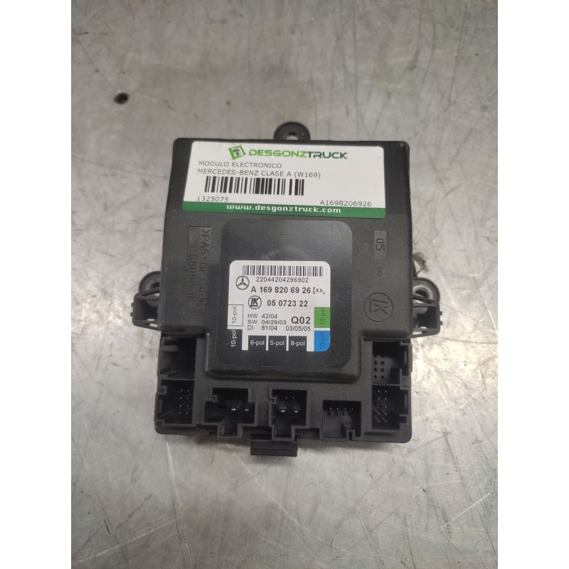 Recambio de modulo electronico para mercedes-benz clase a (w169) a 170 (169.032) referencia OEM IAM A1698206926  