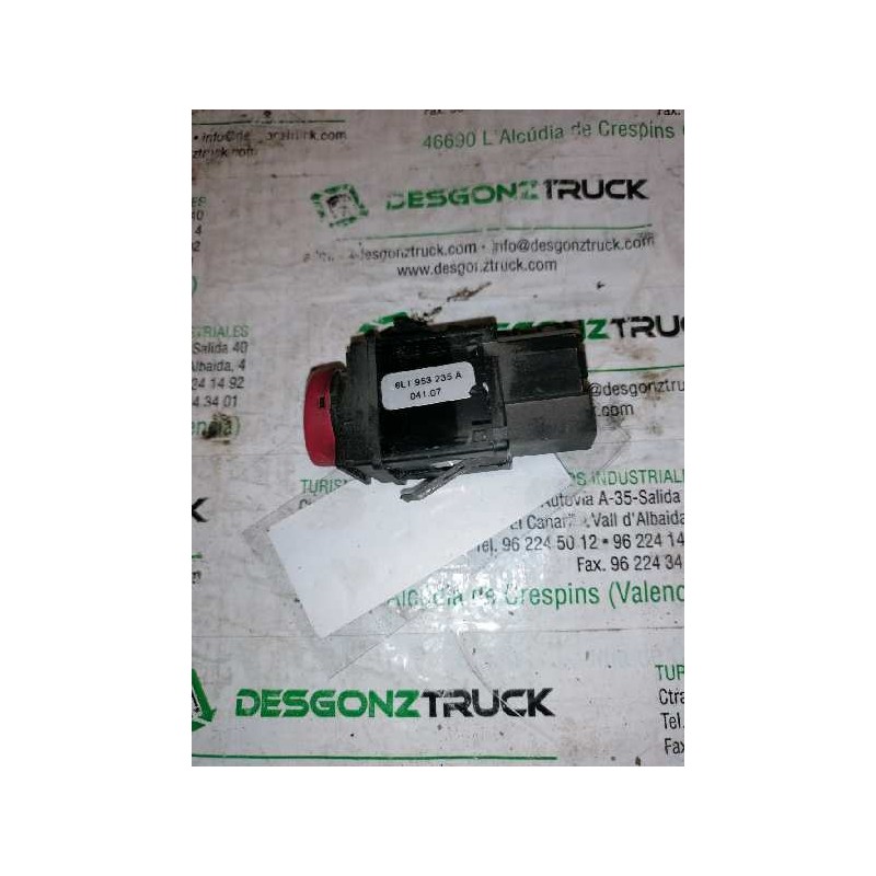 Recambio de warning para seat ibiza (6l1) fresh referencia OEM IAM 6L1953235A 4 PINS - Negro 2