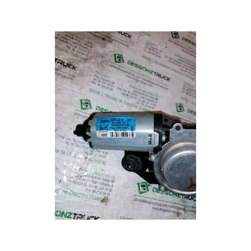 Recambio de motor limpia trasero para seat ibiza (6l1) fresh referencia OEM IAM 6L6955711D 53033912 4 PINS - Negro 3
