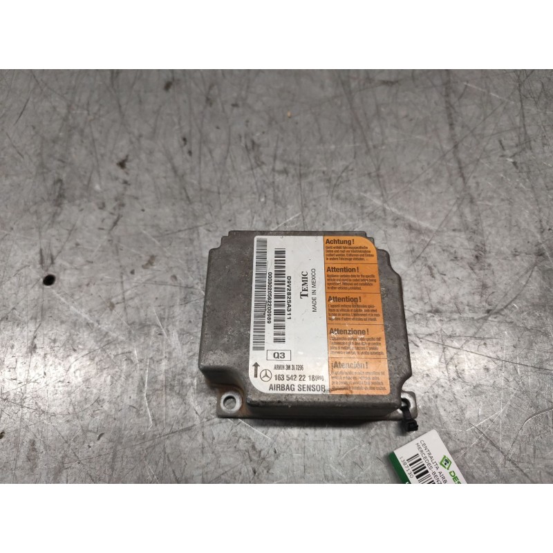 Recambio de centralita airbag para mercedes-benz clase m (w163) 400 cdi (163.128) referencia OEM IAM 163542221889  