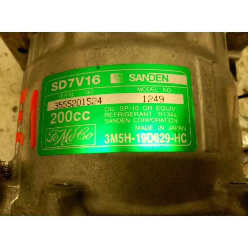 Recambio de compresor aire acondicionado para ford focus berlina (cap) ghia referencia OEM IAM 3M5H19D629HC 1249 - Azul 5