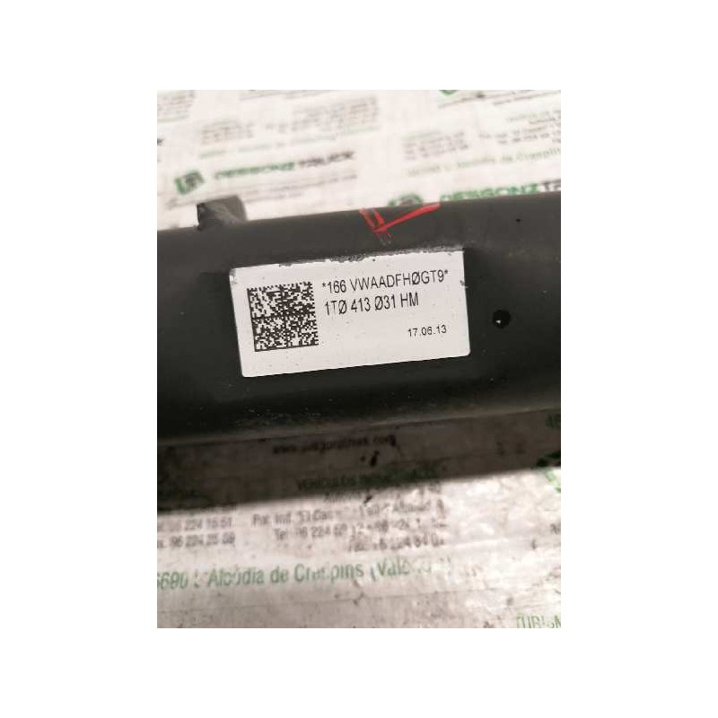 Recambio de amortiguador delantero derecho para volkswagen golf plus (5m1) bluemotion edition referencia OEM IAM 1T0413031HM - Negro 2