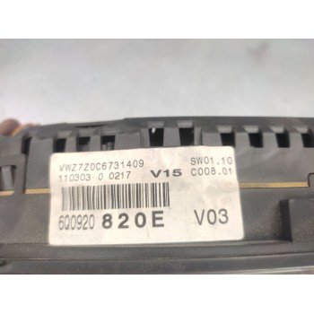 Recambio de cuadro instrumentos para volkswagen polo (9n1) gt referencia OEM IAM 6Q0920820E  