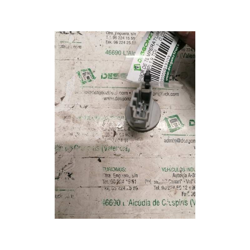 Recambio de sensor de temperatura interior para audi a3 (8p) 1.9 tdi referencia OEM IAM 1K0907543A 2 PINS - Negro 2