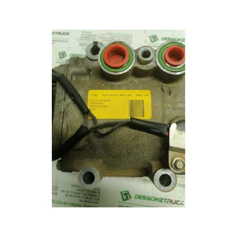 Recambio de compresor aire acondicionado para ford fiesta (cbk) ambiente referencia OEM IAM 6S6H19D629CA - Rojo 3