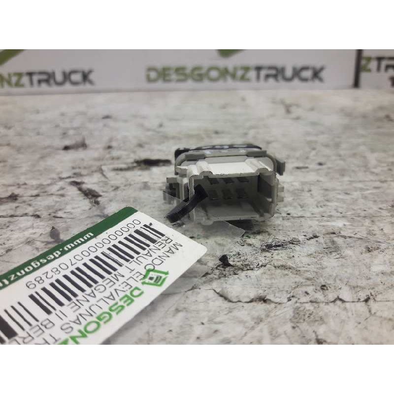 Recambio de mando elevalunas trasero derecho para renault megane ii berlina 5p confort authentique referencia OEM IAM - Gris 2