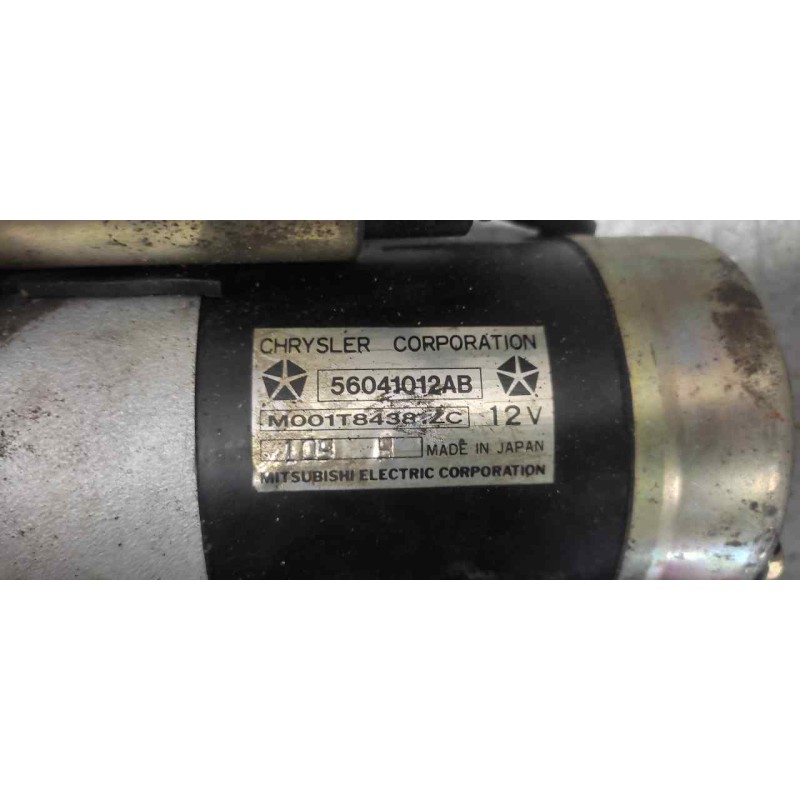 Recambio de motor arranque para chrysler jeep cherokee (j) 4.0 aniversario referencia OEM IAM M001T84381ZC 12V MITSUBISHI 4