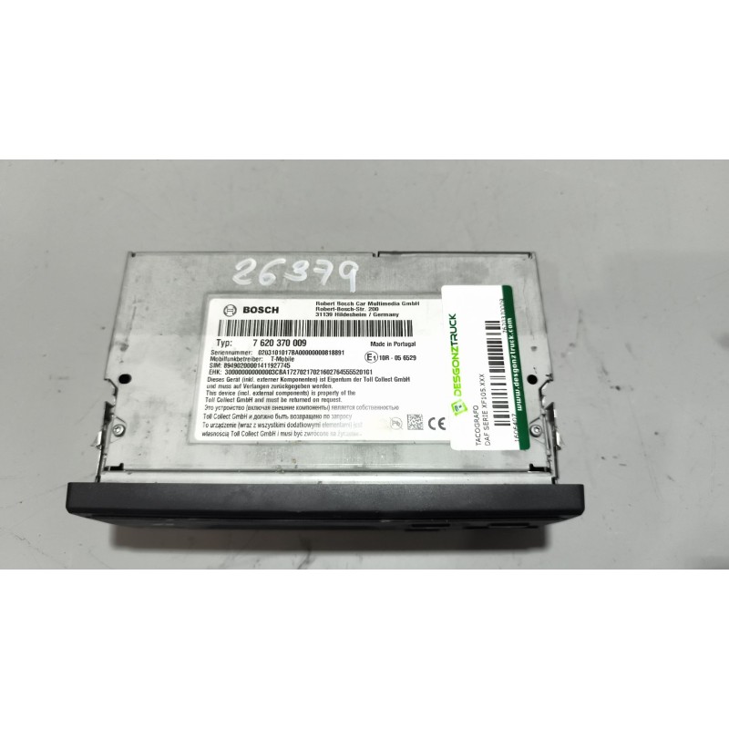 Recambio de tacografo para daf serie xf105.460 12.9 diesel referencia OEM IAM 7620370009 toll colect - Blanco 5
