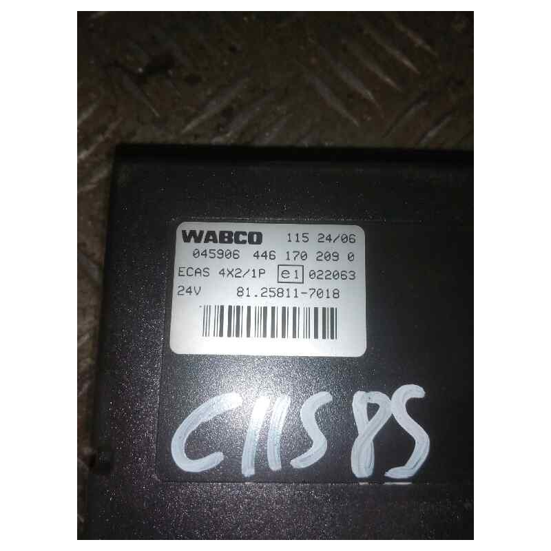 Recambio de modulo electronico para man tg - a 18.430 10.5 diesel referencia OEM IAM 81258117018 4461702090 CENTRALITA ECAS - Blanco 2