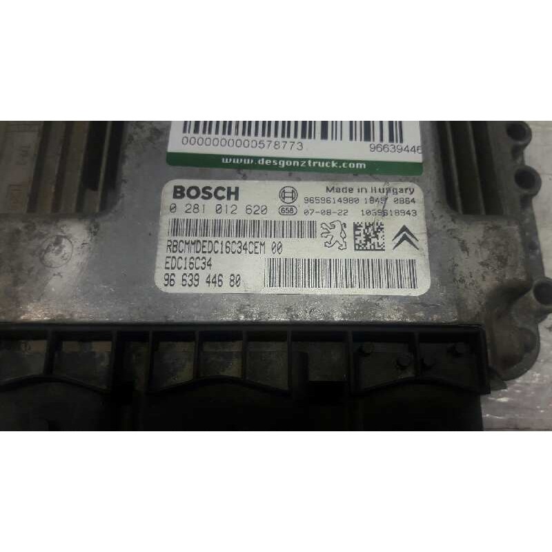 Recambio de centralita motor uce para peugeot partner (s2) totem referencia OEM IAM 9663944680 0281012620 - BOSCH 2