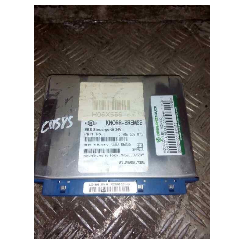 Recambio de modulo electronico para man tg - a 18.xxx 10.5 diesel referencia OEM IAM 81258087026 0486106071 CENTRALITA EBS