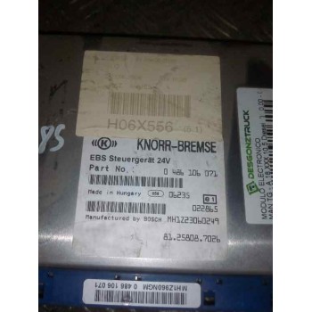 Recambio de modulo electronico para man tg - a 18.xxx 10.5 diesel referencia OEM IAM 81258087026 0486106071 CENTRALITA EBS