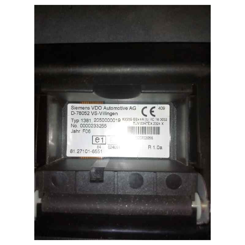 Recambio de tacografo para man tg - a 18.430 10.5 diesel referencia OEM IAM 13812050000019 0000233255 - Blanco 2