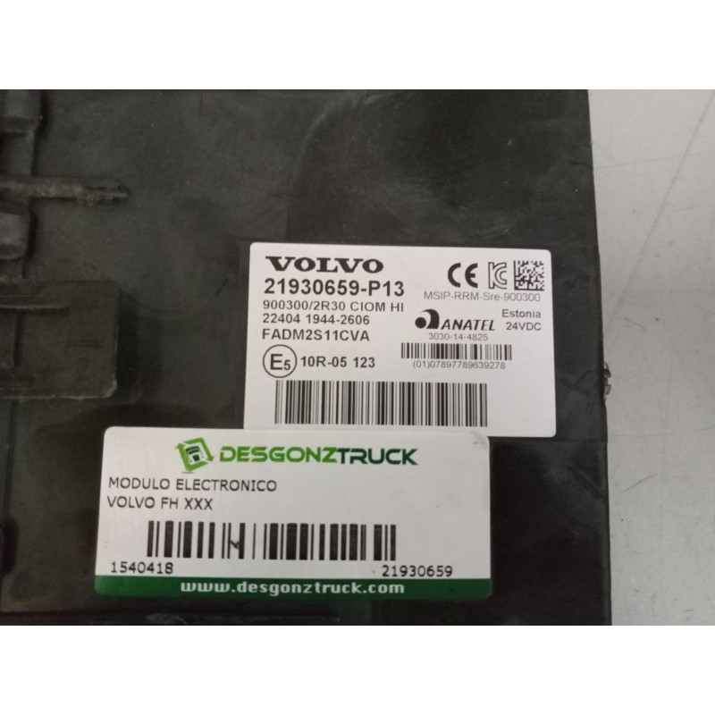Recambio de modulo electronico para volvo fh 500 referencia OEM IAM 21930659 - Blanco 6