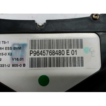 Recambio de cuadro instrumentos para peugeot 307 (s1) 1.4 16v cat (kfu / et3j4) referencia OEM IAM P9645768480E01  