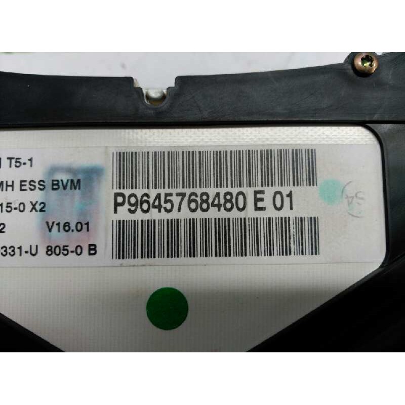 Recambio de cuadro instrumentos para peugeot 307 (s1) 1.4 16v cat (kfu / et3j4) referencia OEM IAM P9645768480E01 2