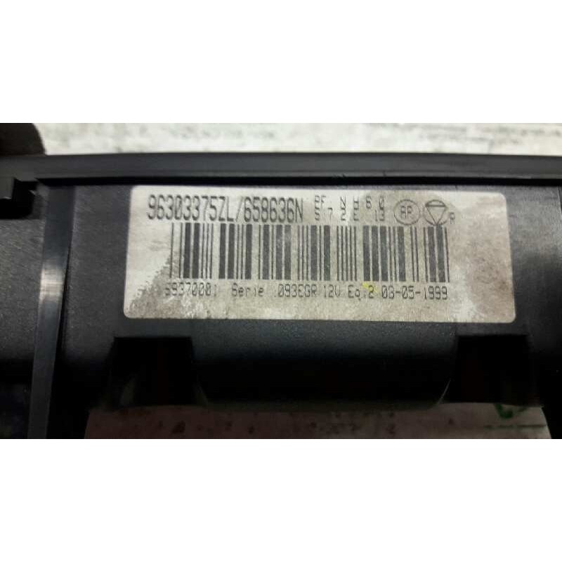Recambio de mando climatizador para peugeot 406 berlina (s1/s2) referencia OEM IAM 96303375ZL - Azul 2