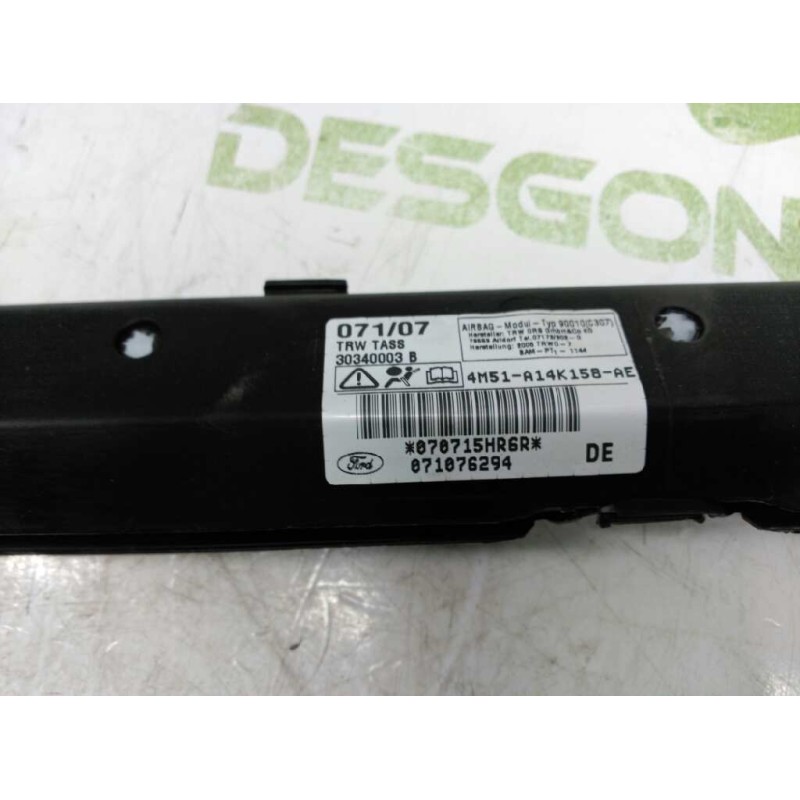 Recambio de airbag cortina delantero derecho para ford focus berlina (cap) ambiente (d) referencia OEM IAM 4M51A14K158AE 1434041 - Rojo 3