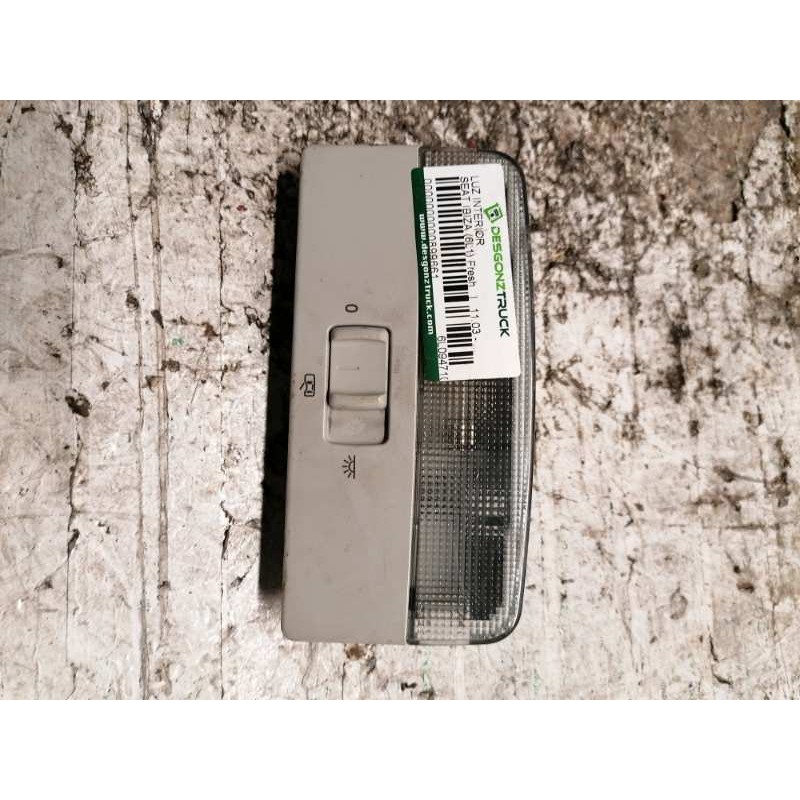 Recambio de luz interior para seat ibiza (6l1) fresh referencia OEM IAM 6L0947105A 3 PINS DELANTERA