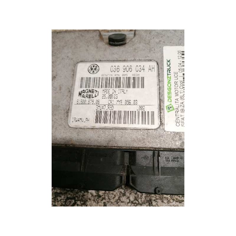 Recambio de centralita motor uce para seat ibiza (6l1) cool referencia OEM IAM 036906034AH 6160067908 - Rojo 2