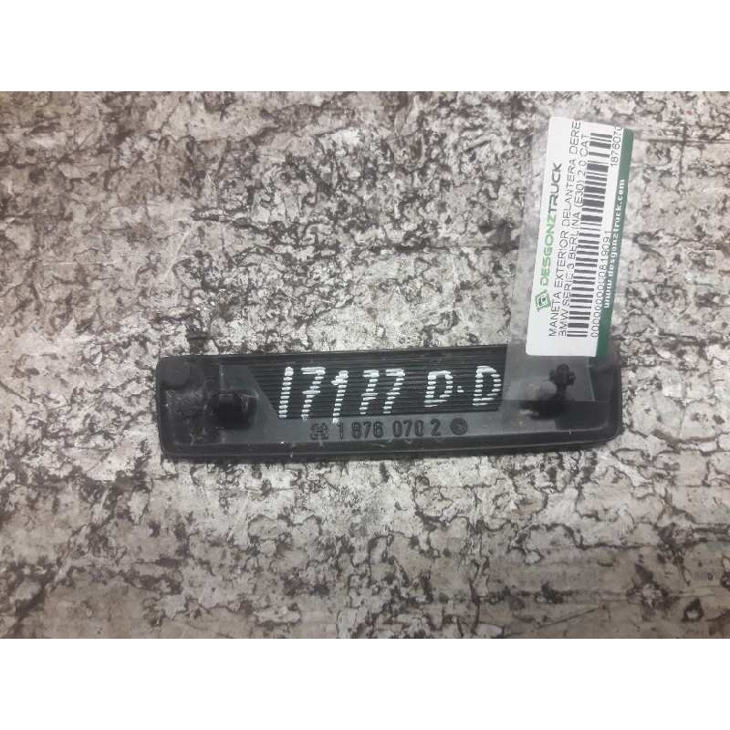 Recambio de maneta exterior delantera derecha para bmw serie 3 berlina (e30) 2.0 cat referencia OEM IAM 18760702 - Blanco 2